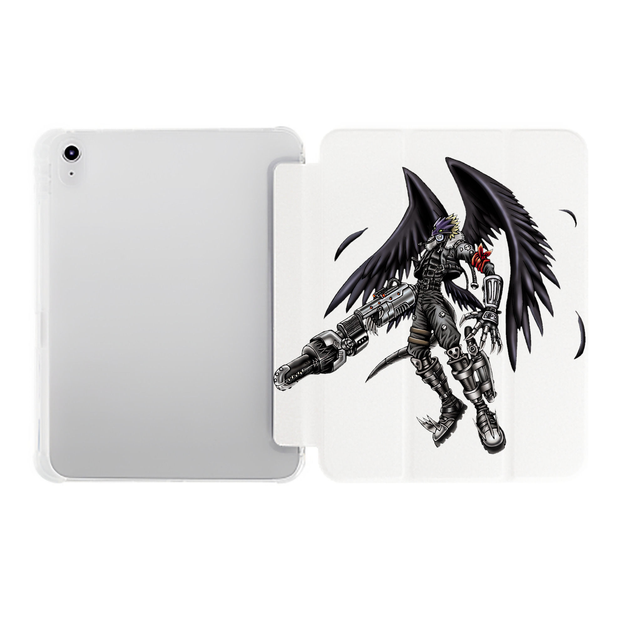（画像用） 遊☆戯☆王 Yu-Gi-Oh! IPad ケース ペン収納付き 三つ折りスタンド PUレザー×シリコン 対応機種9.5/10.5/10.9インチ